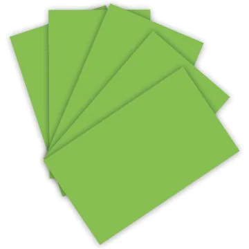Feuilles de couleur A4 - 210 x 297 mm - Vert clair : FOLIA Visuel