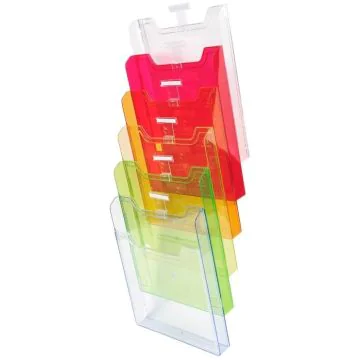 Présentoir mural - 6 compartiments - A4 Vertical - Arlequin EXACOMPTA Image