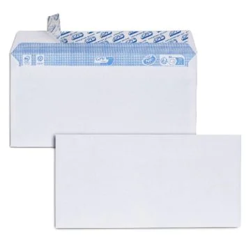 Enveloppe sans fenêtre - DL 110 x 220 mm Blanc GPV Lot de 50