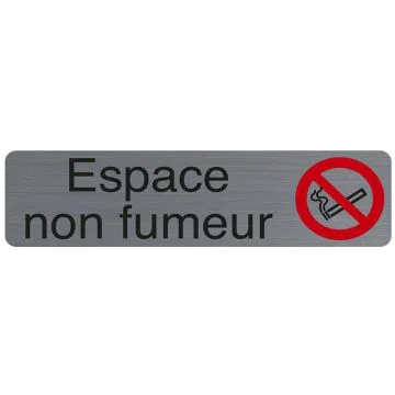 Plaque adhésive de signalisation - Espace non fumeurs : EXACOMPTA image