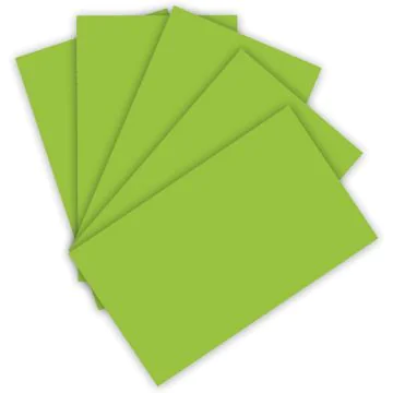 Feuilles de papier de couleur - 500 x 700 mm - Vert mai : FOLIA Modèle