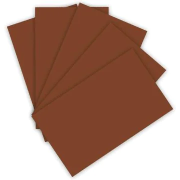 Feuilles de papier de couleur - 500 x 700 mm - Marron choco : FOLIA Modèle