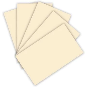 Carton de Bricolage 700 x 1000 mm - Beige Clair - 300 g/m² FOLIA Lot de 10