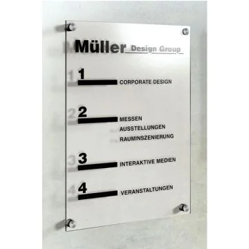 Plaque de Porte murale A4 - 210 x 297 mm : KERKMANN Visuel