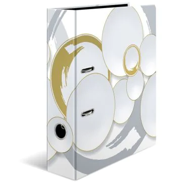 Classeur à levier - Dos de 70 mm - Cercles : HERMA Fashion & Style image