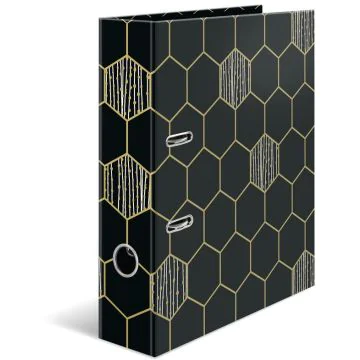 Classeur à levier - Dos de 70 mm - Hexagones : HERMA Fashion & Style image