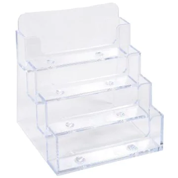 Distributeur de cartes de visite - 4 Compartiments - Cristal EXACOMPTA Image