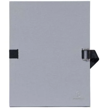 Chemise à sangle toilée - Dos extensible - Gris : EXACOMPTA Photo