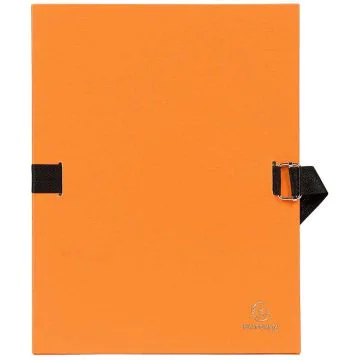 Chemise à sangle toilée - Dos extensible - Orange EXACOMPTA Visuel