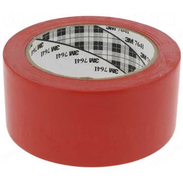 Ruban adhésif en PVC Rouge - 50,8 mm x 33 m : 3M 764I