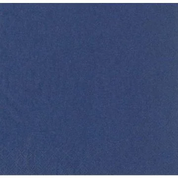 Serviettes de table Cocktail - 240 x 240 mm - Bleu foncé : PAP STAR Lot de 250