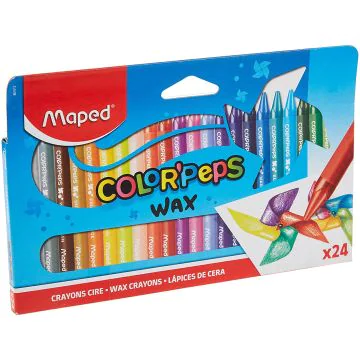 MAPED :  Lot de 24 craies à la cire - 861013