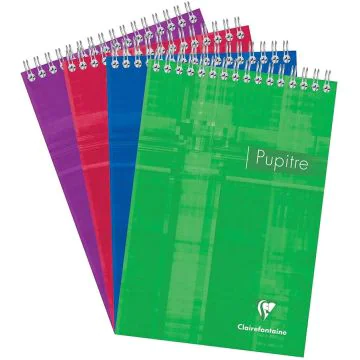 Bloc-Notes quadrillé à spirale - 148 x 210 mm A5 : CLAIREFONTAINE Visuel