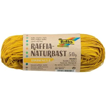Pelote de Raphia - Jaune Banane : FOLIA Visuel