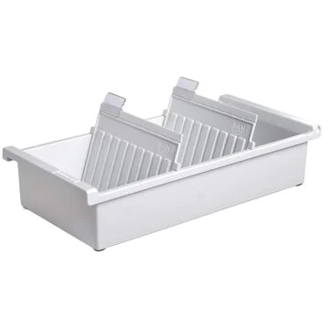 Bac pour 1300 fiches - Format A5 - Gris clair : HAN