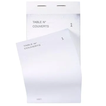 Bloc MAITRE D'HOTEL Autocopiant Dupli 150 x 80 mm Exacompta 96201E