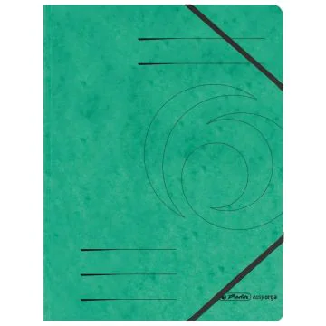 Chemise à élastiques A4 - Vert : HERLITZ Easyorga Visuel