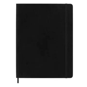 Carnet de Notes Ligné XL 19 x 25 cm - Noir MOLESKINE 