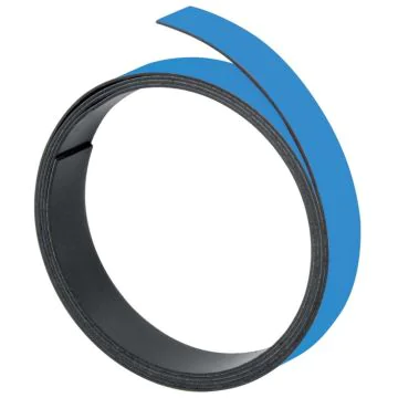 Bande magnétique - 5 mm x 1 m - Jaune : FRANKEN Visuel