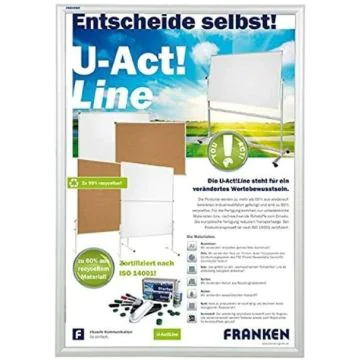 Cadre Porte-affiche sécurisé - Ininflammable - Format A1 : FRANKEN Visuel