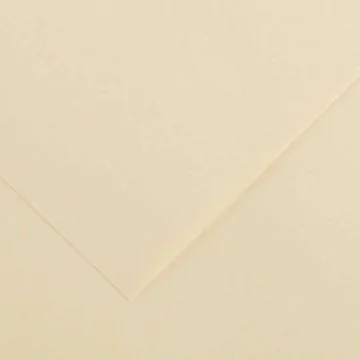 Feuilles de couleur 500 x 650 mm - Crème - CANSON Vivaldi