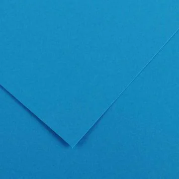 Feuilles de couleur 500 x 650 mm - Bleu Azur CANSON Vivaldi