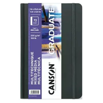 Carnet de dessin - 140 x 216 mm Portrait  : CANSON GRADUATE visuel