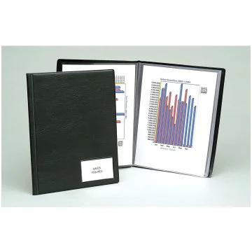 Protège-Documents Premium de 72 Vues - Noir EXACOMPTA Exemple