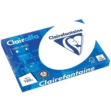 Ramette de papier de 250 feuilles A3 120 g - Extra blanc : CLAIREFONTAINE Visuel