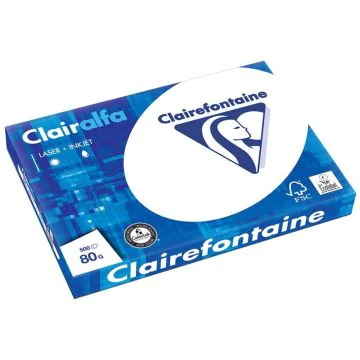 Ramette de papier de 500 feuilles A3 80 g - Extra blanc : CLAIREFONTAINE Visuel