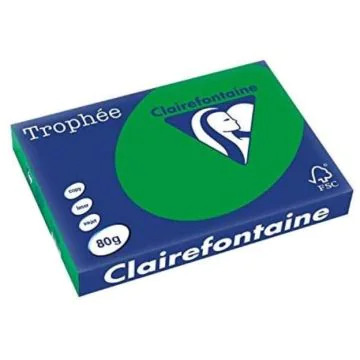 Ramette de papier Trophée de 500 feuilles A3 - Vert Billard : CLAIREFONTAINE Visuel