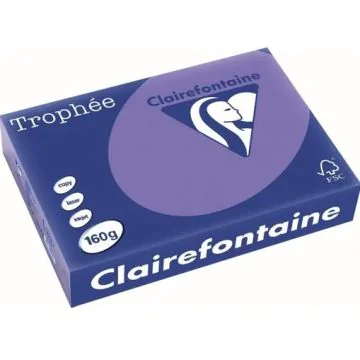 Ramette de papier de 250 feuilles A3 160g - Violine : CLAIREFONTAINE Trophée