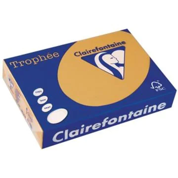 Ramette de papier Trophée de 250 feuilles A4 160g - Caramel : CLAIREFONTAINE Image