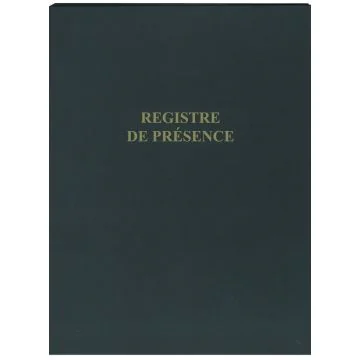 Registre de Présence aux Assemblées ELVE D74 Exemple