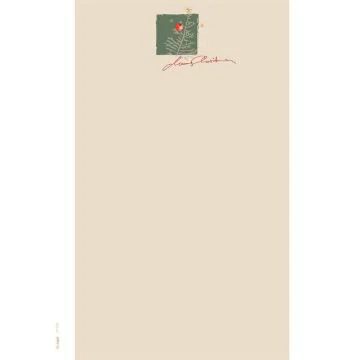 Papier à motif de Noël - Noël aux Pommes - Lot de 100 feuilles : SIGEL image