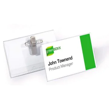 Badges avec clip combi - 90 x 54 mm DURABLE