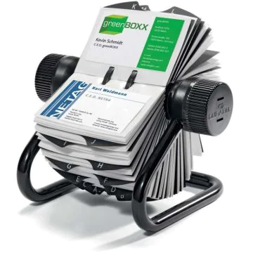 Fichier rotatif pour cartes de Visite - VISIFIX Noir : DURABLE Modèle