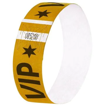 Bracelets d'identification - VIP Or SIGEL Super Soft Lot de 120