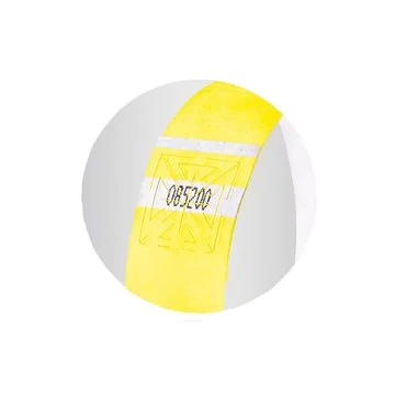 Bracelets d'identification - Jaune fluo : SIGEL Super Soft  Lot de 120 image