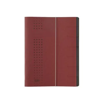 ELBA 400002021 : Trieur à élastique 7 compartiments - Bordeaux