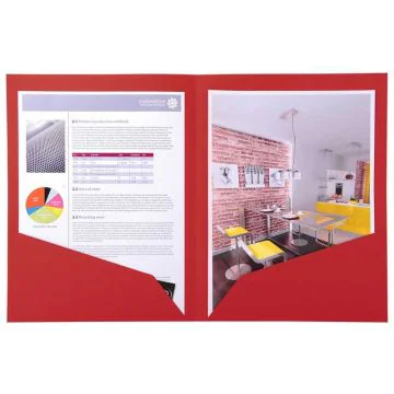 Lot de 25 Chemises double à poche - Rouge EXACOMPTA Rock's Visuel