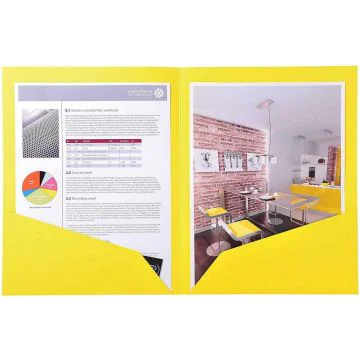 Lot de 25 Chemises double à poche - Jaune citron EXACOMPTA Rock's Visuel