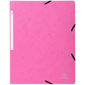 Chemise à élastiques sans rabat - Fuchsia : EXACOMPTA Image