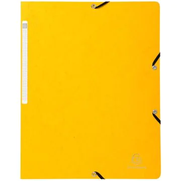 Chemise à élastiques sans rabat - Jaune : EXACOMPTA Image