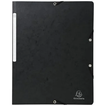 Chemise à élastiques sans rabat - Noir : EXACOMPTA Image