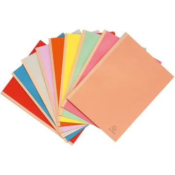 EXACOMPTA  770000E Chemises à soufflet dos toilé - Assortiment de couleurs (Papier recyclé) exemple