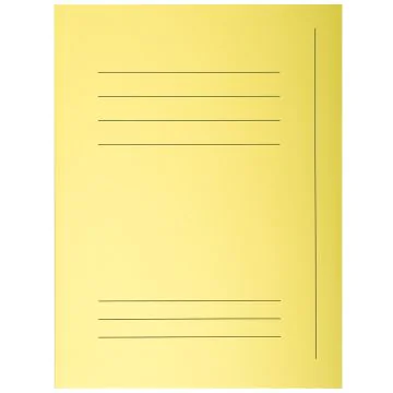 EXACOMPTA  Chemises imprimées à 3 rabats - Jaune (Classement)