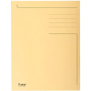 448002E EXACOMPTA Chemises imprimées à 3 rabats - Bulle (Papier recyclé)