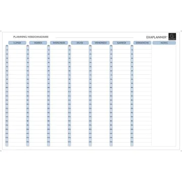 EXACOMPTA : Planning hebdomadaire 7 jours  Exaplanner photo