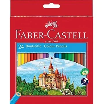 Étui de 24 Crayons de couleurs : FABER CASTELL Modèle
